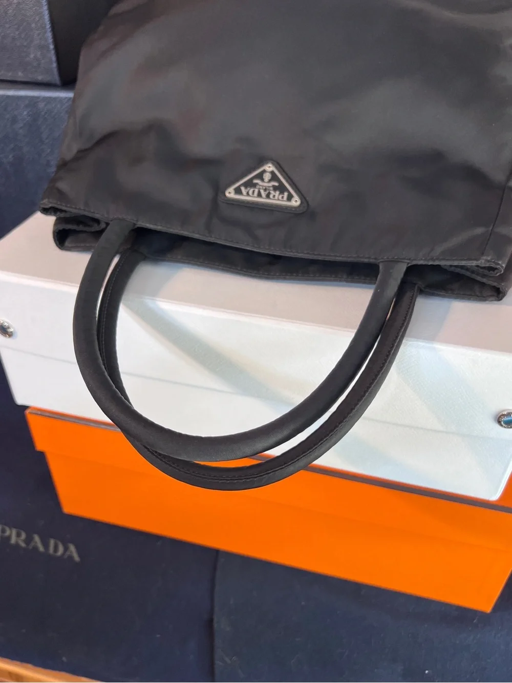 Prada! Absolutely like NEW CONDITION! . Silver hardware! Open to offers always! - Picture 8 of 11